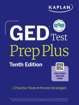 cover image of GED Test Prep Plus (2026)